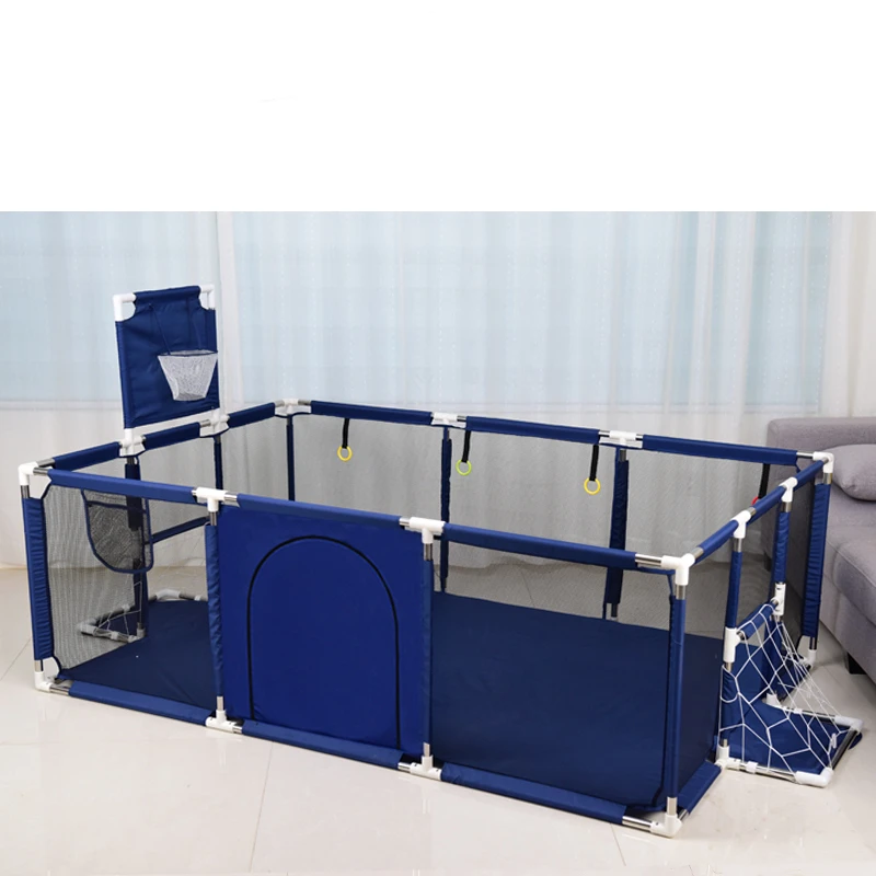 Portable Easy Folding Indoor Fabric large Toddler Safety Fence Baby Playpen With Gate For Kids