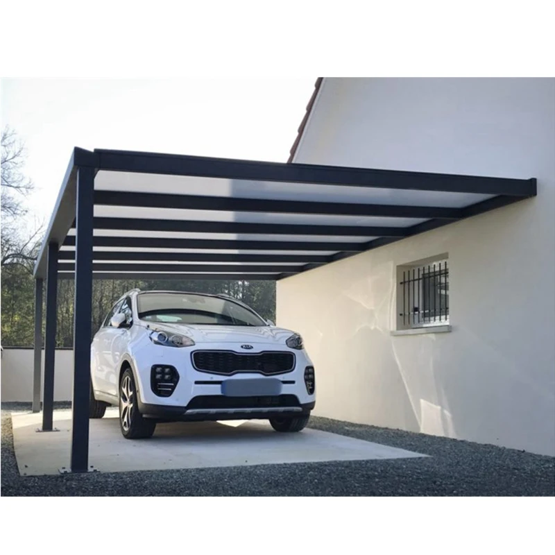 Modern Outdoor PC Coated Patio Carport Shade Cover Aluminium Polycarbonate Roofing