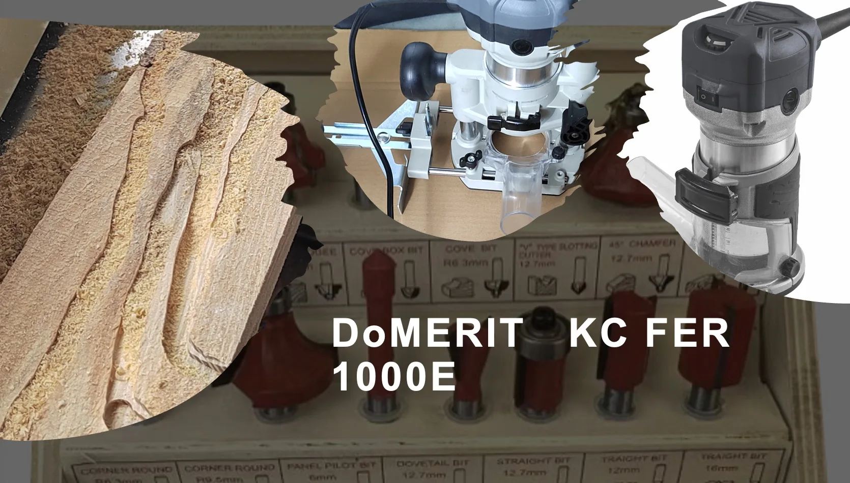 DeMERIT max 8 mm Wood Milling Engraving Slotting Trimming Machine Electric Trimming router