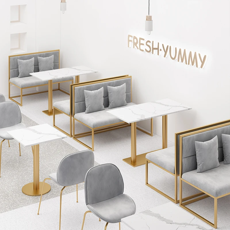 Hot Sale High Quality Restaurant Furniture Marble Restaurant Sets Restaurant Tables And Chairs