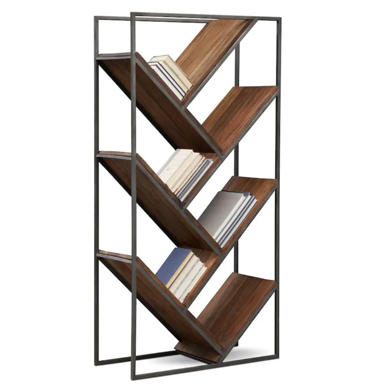 Современная мебель для книжного магазина в гостиную домашние книжные полки деревянный стеллаж из ДВП винтажный шкаф книжный книжная полка