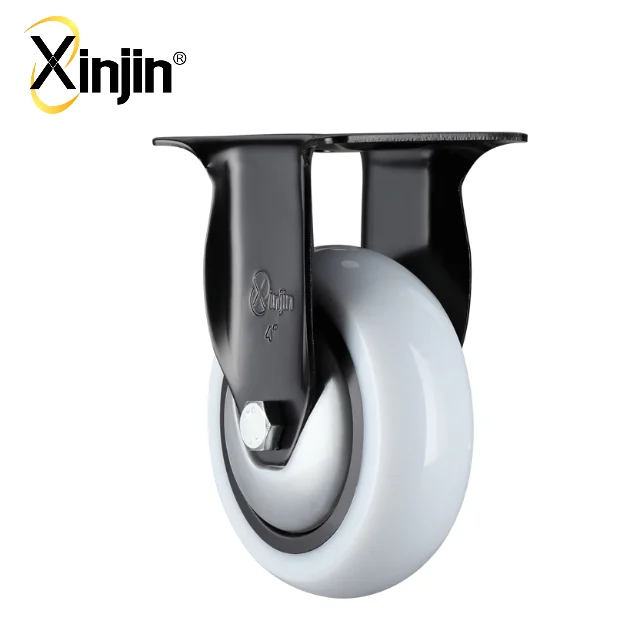 3 inch medium duty PP thread stem caster wheel with brake