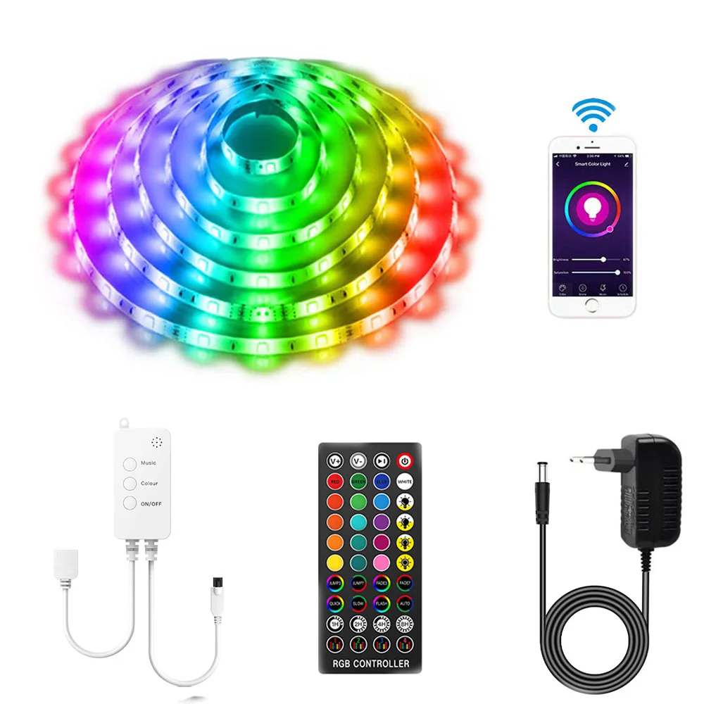  Rgbic Smart LED осветительные полосы WS2811 dreamcolor Tuya/Google Home/ Alexa Echo адресуемых светодиодные света режим воспроизведения