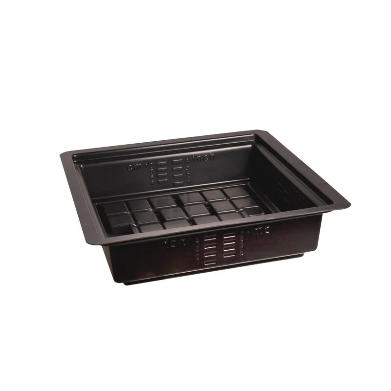 OEM Microgreens Growing Tray ABS ebb and flow tray black flood tray