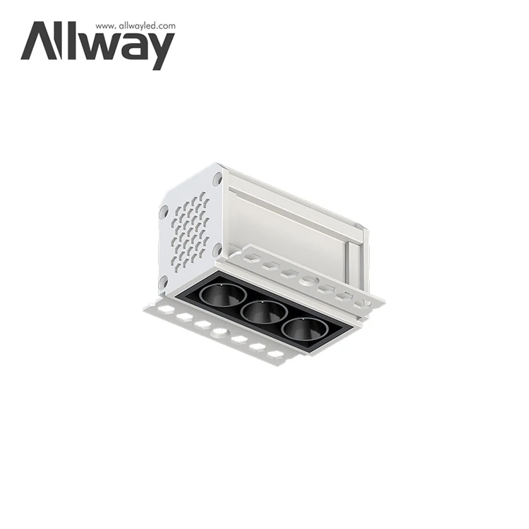 Allway Modular Design SKD Die Casting Aluminum Ceiling Recessed 6 Watt Led Downlight