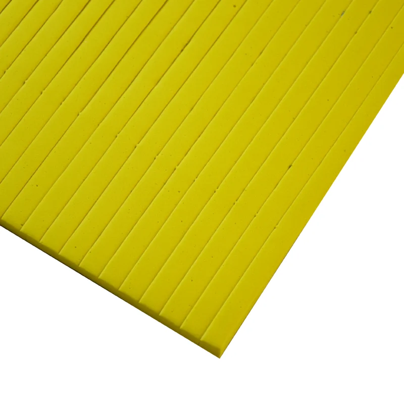 High Elastic Yellow 60 Degrees Sponge Spring Pad  Dies Cutting Elastic Pad Slice Foam-rubber Cushion Cellular Rubber