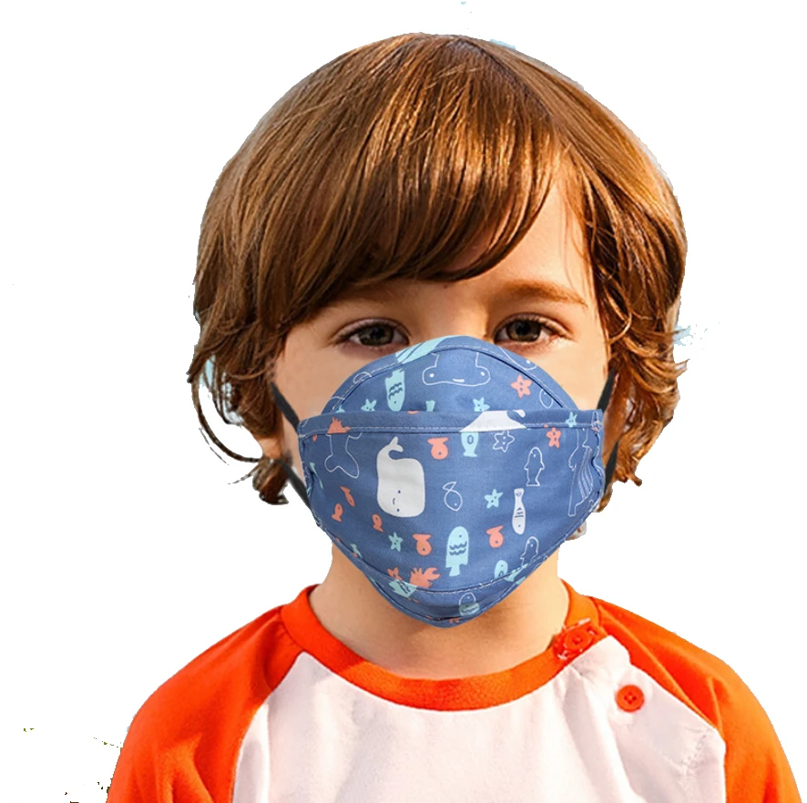 Reusable Cotton Fabric Facemask Washable Cloth Face Cover for kids