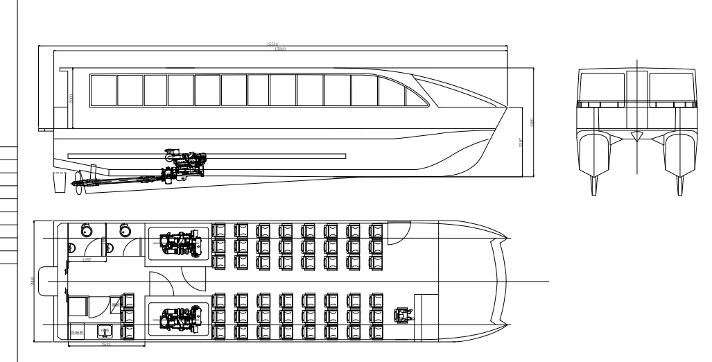 ALLSEALION 50 Seater Aluminium Catamaran Fast Jet Passenger Boat for sale