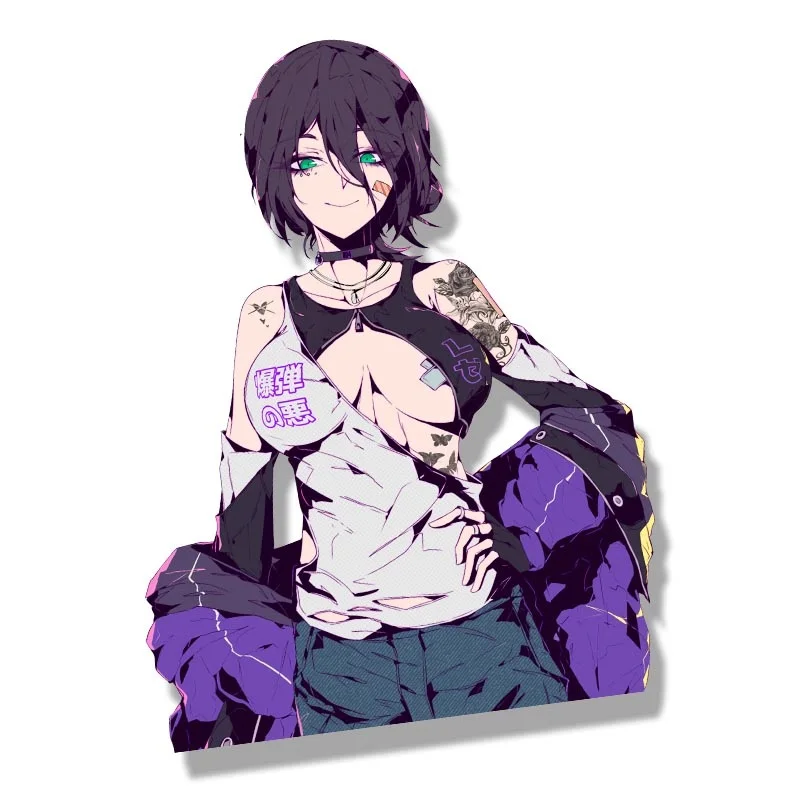 ETIE 15cm*10cm China manufacturer vinyl anime design most popular new product custom sticker car 6inch*4inch