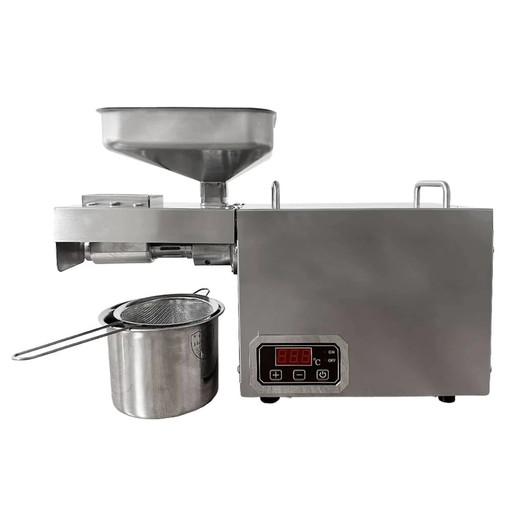 MJ 509 Mini Oil Presser Small Peanut Walnut Sesame Screw Sunflower Palm Oil Press Machine for Home use
