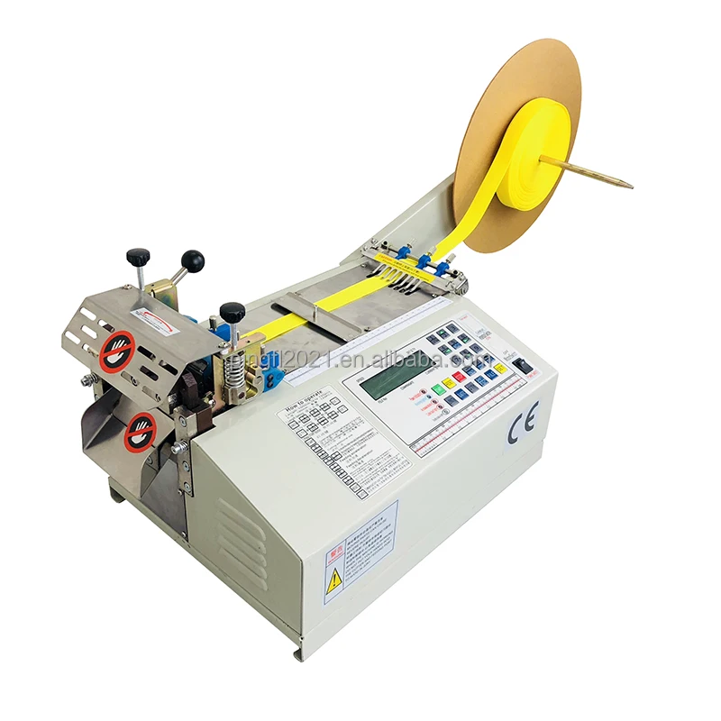 PFL-490L Stepper Motor Drive High Precision Length Stable Adhesive PVC Leather Tape Cutting Machine