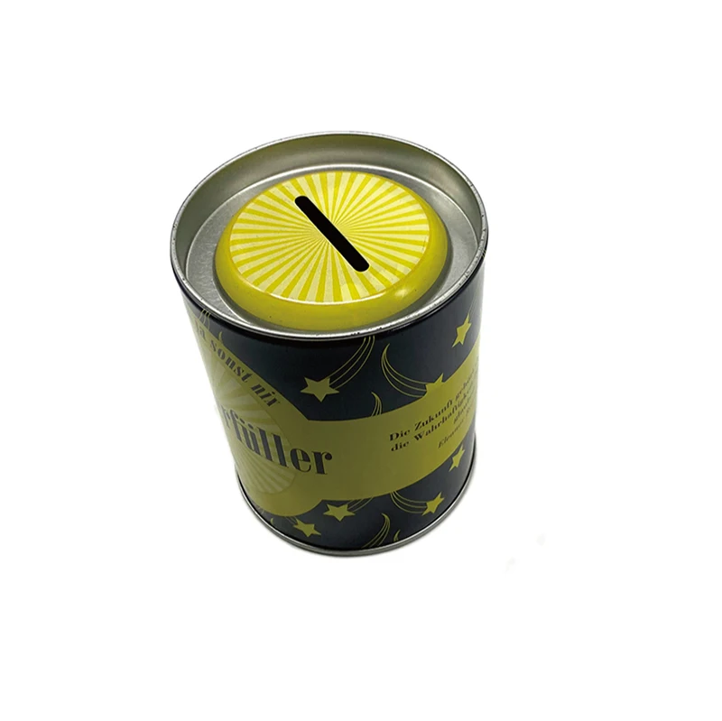 cake cookie chocolate mooncake round metal tin box foods storage sweets weeding color printed cute round tin boxes