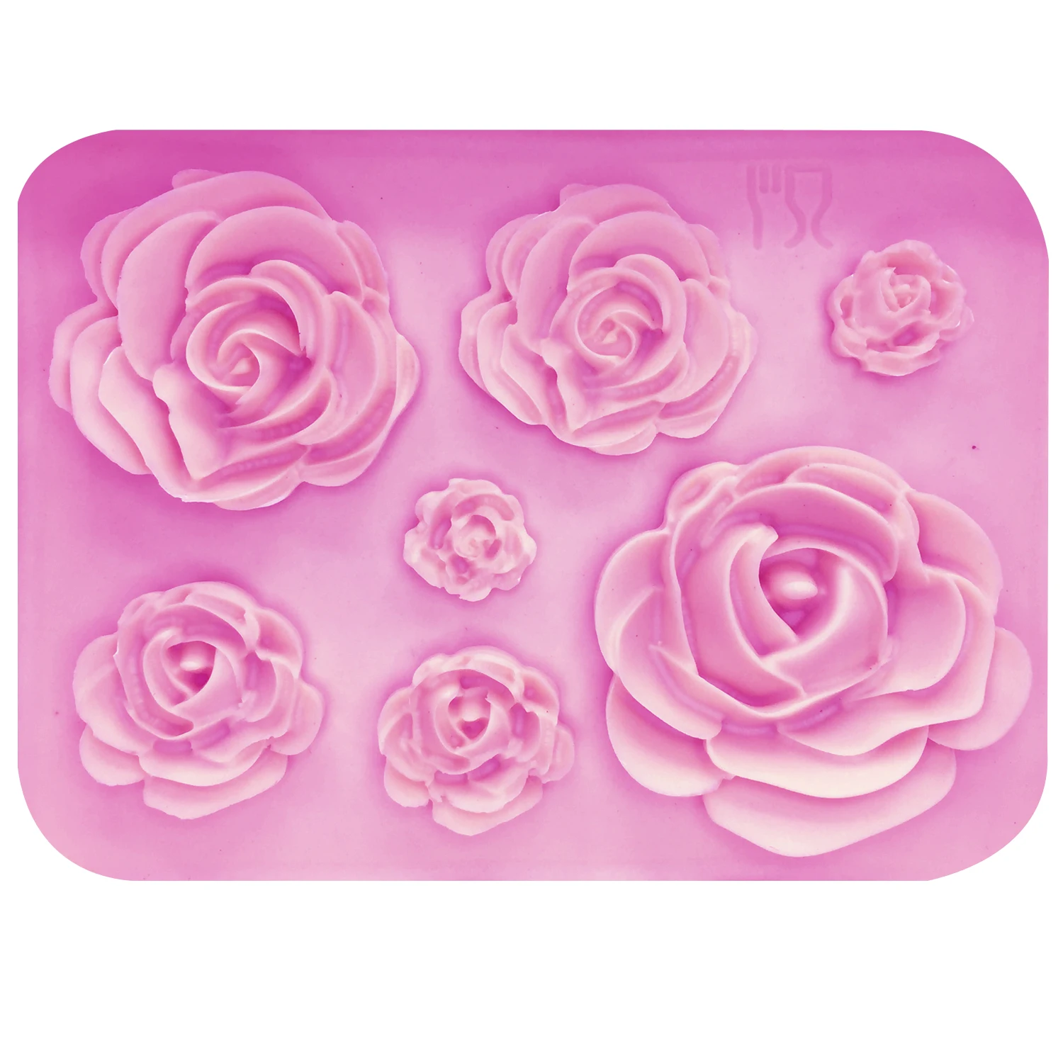 
Rose Flowers silicone mold Cake Chocolate Mold wedding Cake Decorating Tools Fondant Sugarcraft Cake Mold 