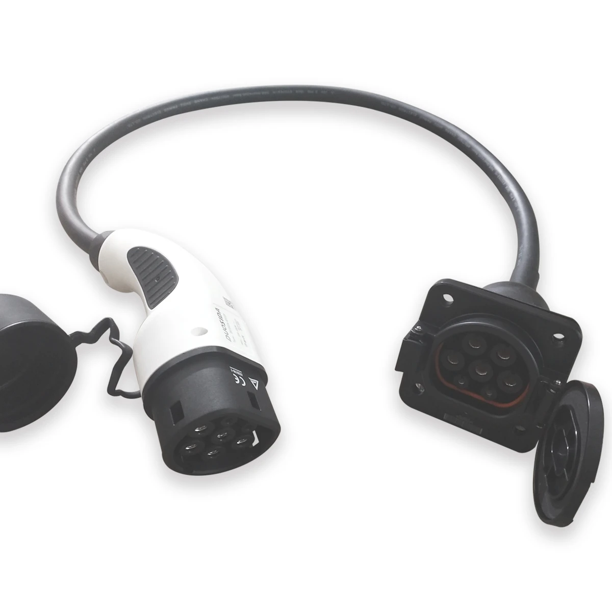 1m Duosida 32A GBT ev charging adapters with cable GBT socket to type 2 plug ev charger plug and socket car connections