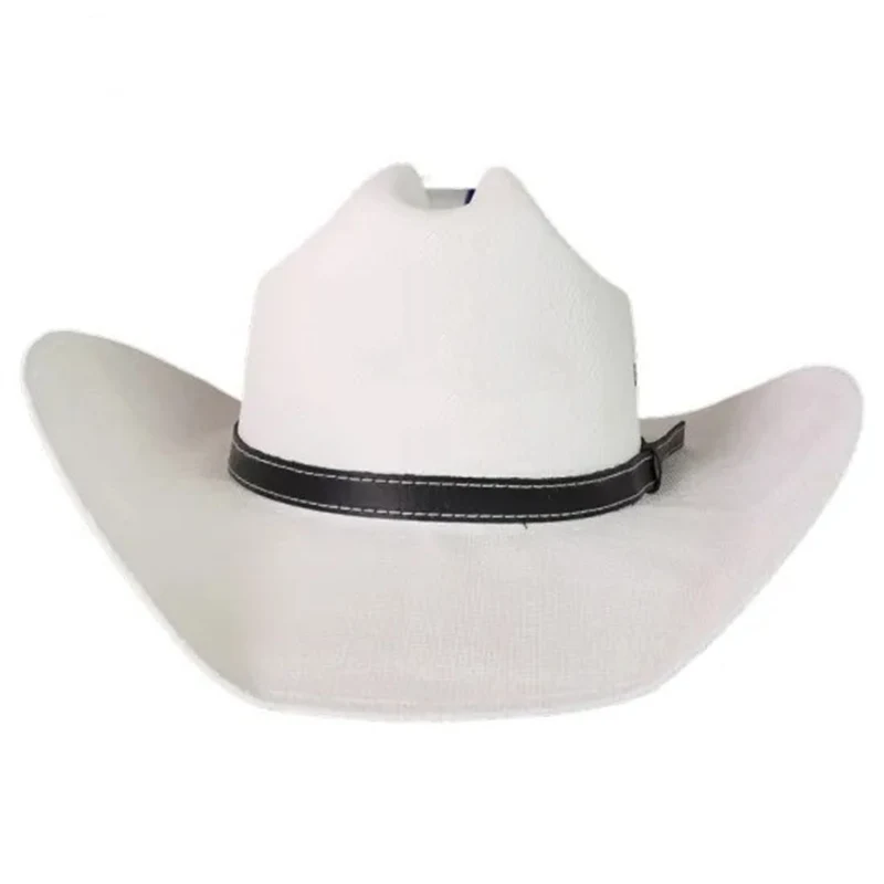 2021 Cowboy Fedora Hats Boxes Hard American Bride Pink Straw Cowboys Hats For Baby