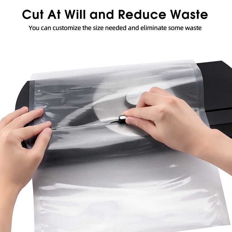 Household Vacuum Sealer Food Preservation Compact Detachable Design with Built-in Cutter Dry & Moist Food Modes
