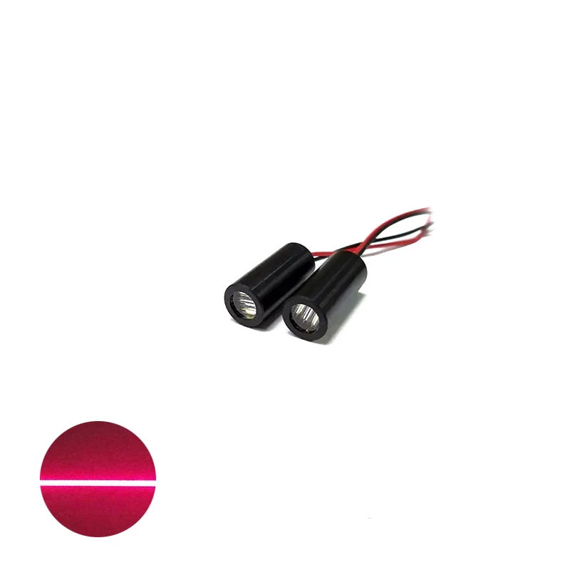 D9mm 650nm 5mW 60 Degree Red Line Laser Diode Module Industrial Grade APC Driver