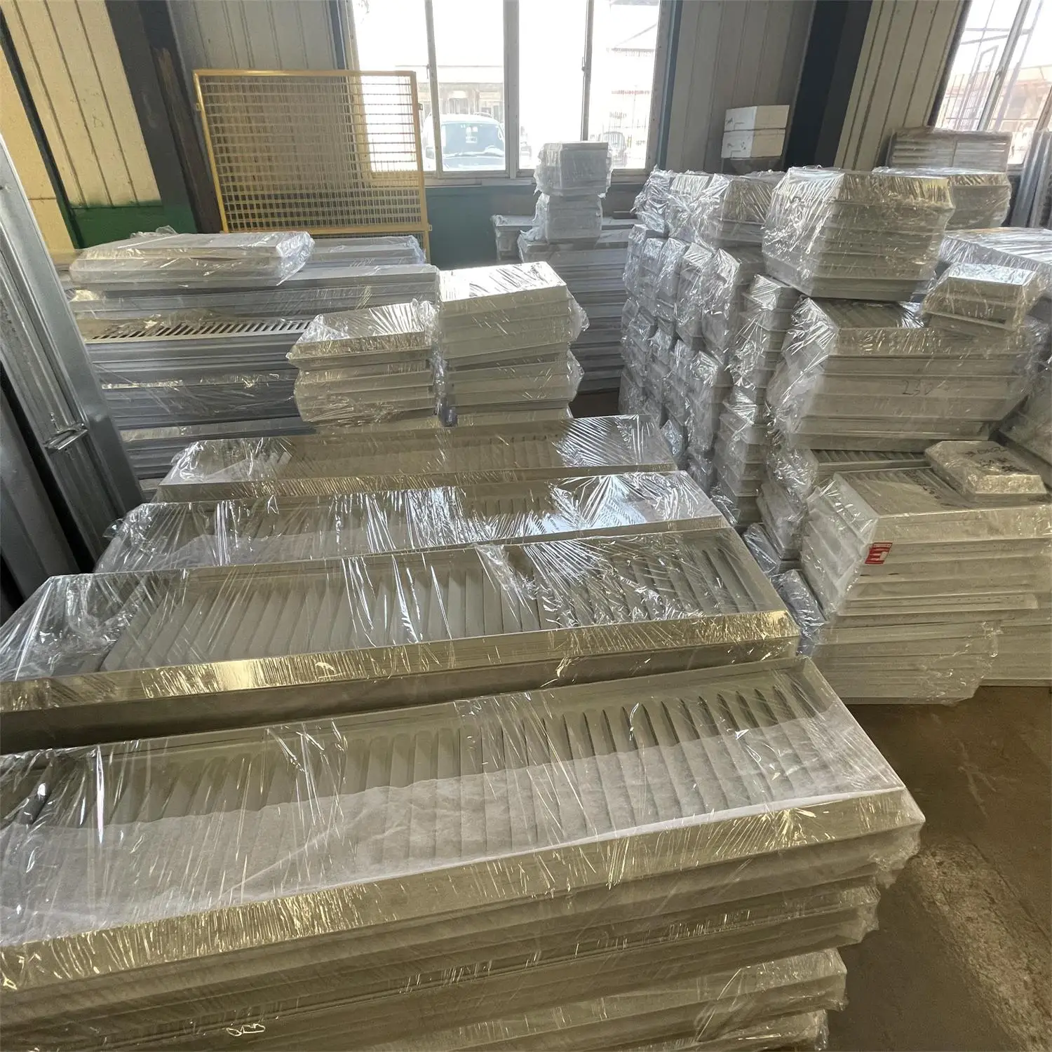 Детали вентиляционной системы HVAC для кондиционера алюминиевая решетка