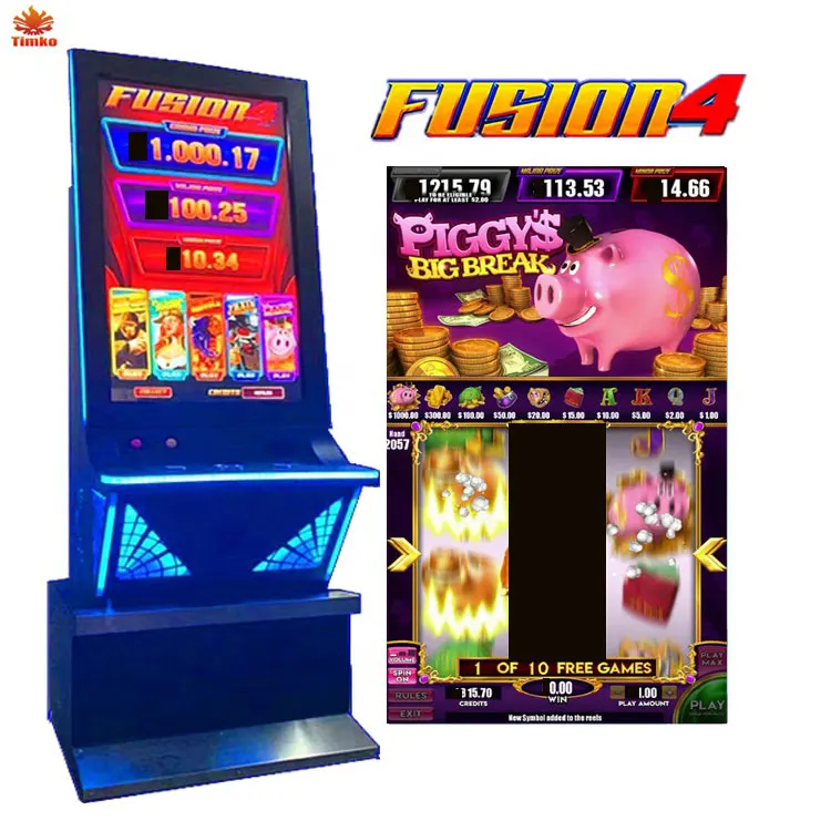32 43 inch Vertical LCD Touch Screen Fire Link /Piggy Rakin /Bacon Fusion /Super Lock Game Board