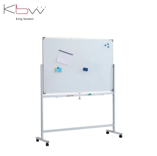 KingBowen Double Side Whiteboard White Board with Stand Writing Board for Office and School