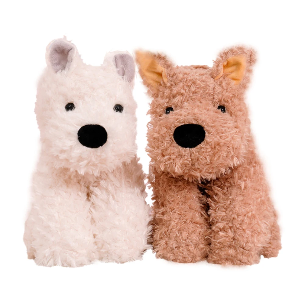 2023 Hot Selling New West Highland Plush Toy Dog Doll Simulation Dog For Girls Birthday Gift