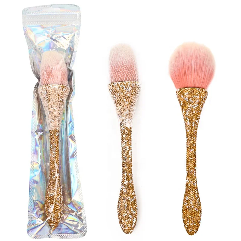Wholesale Nail Brush Dust Brush Full Sticky Small Waist Soft Makeup Loose Powder Brush