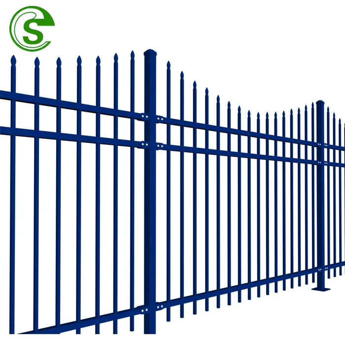 Markdown Sale Outdoor Zinc Steel Fence Customized Steel Bar Stem Weld Metal Garden Fence