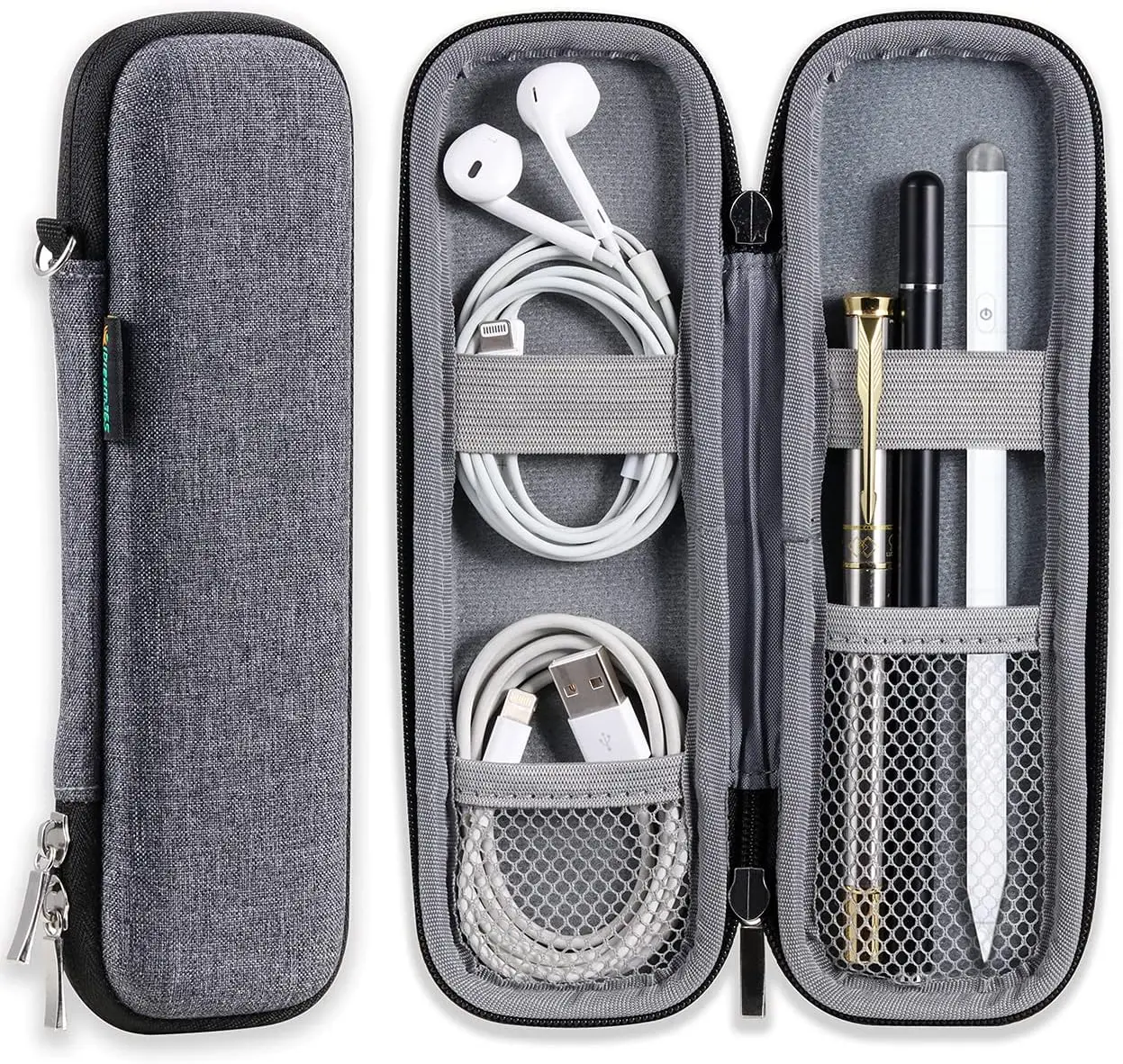 Custom 3D Hard Eva Pen Case Eva Zipper Molded Carrying Pen Storage Small Eva Bag Box For Pen