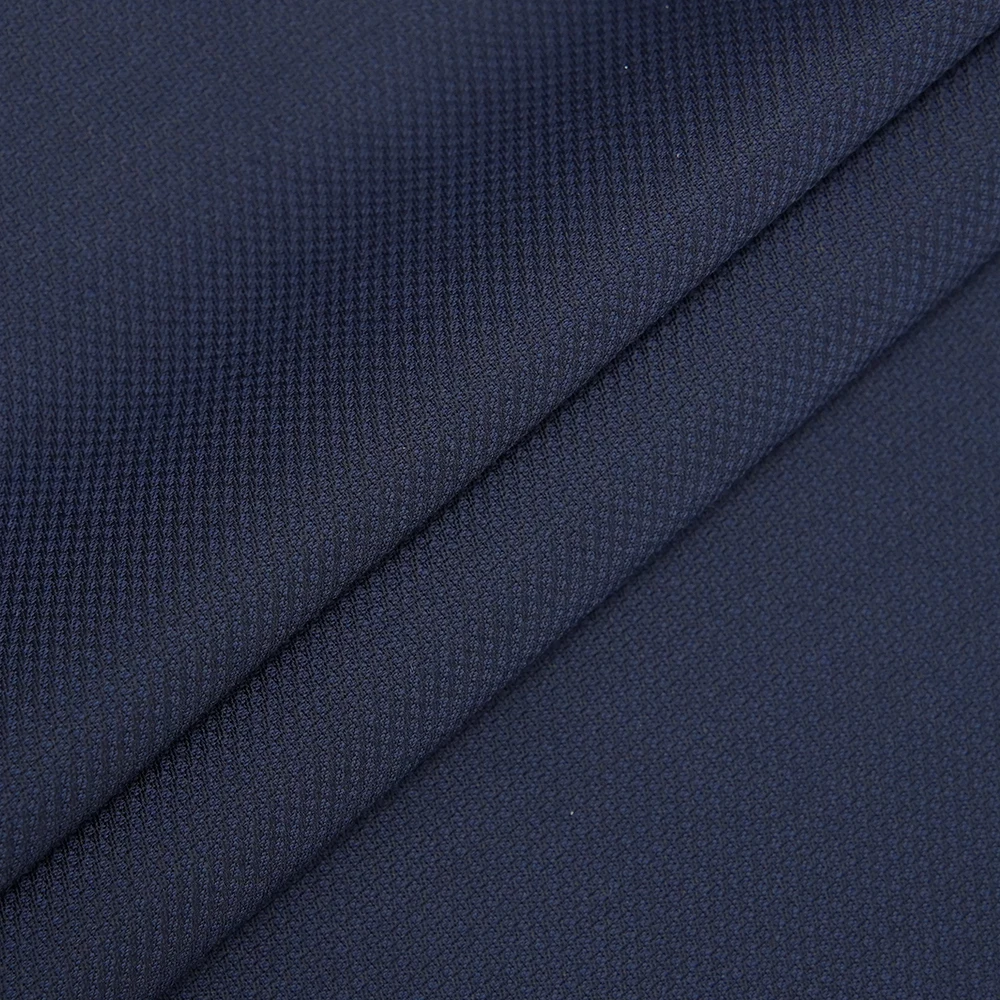 Classic Check Design Merino wool 50%W 39.5%P 10% TE 0.5% AS  Blends Fabric  For Suit Casual Suit