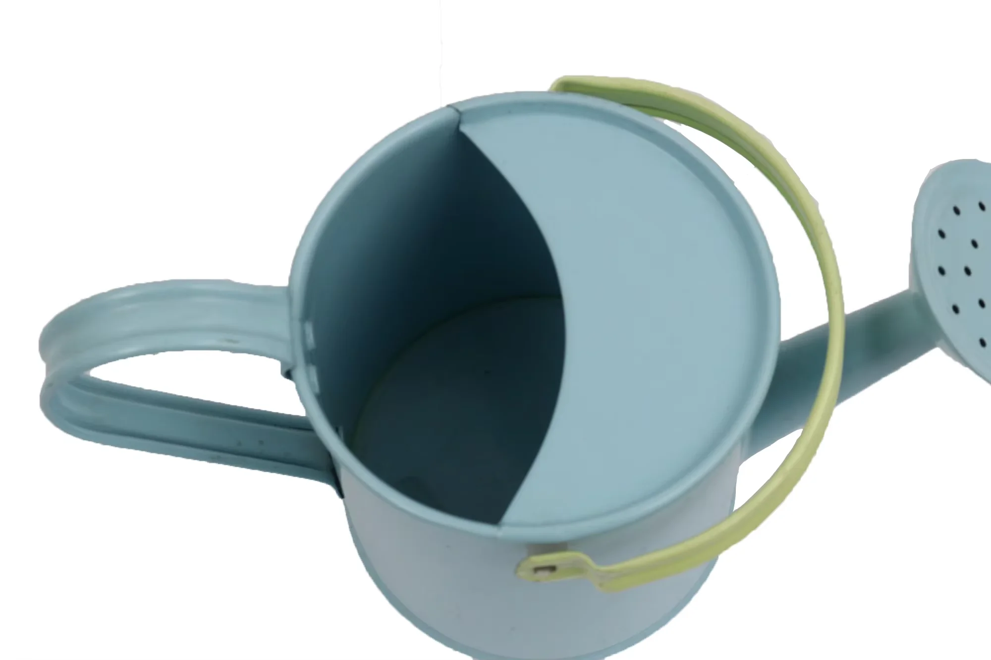 0.6L Customizable Pattern Logo Patchwork Color Bicolor Indoor Gardening Iron Watering Can with 2 Handle