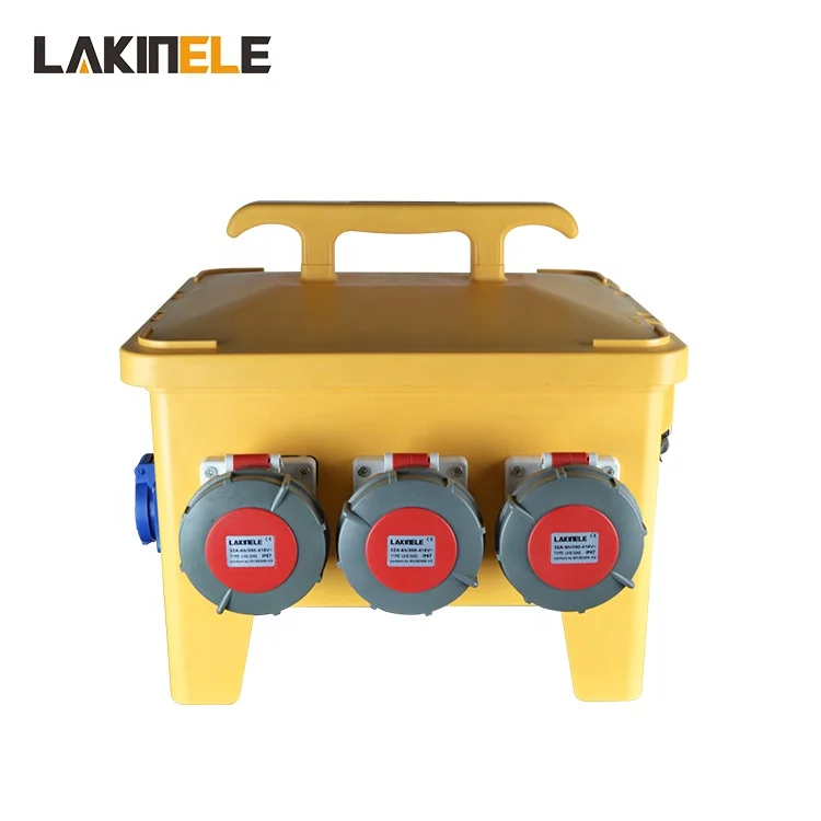  Lakinele RCBO переменного тока Выключатель на открытом воздухе по индивидуальному заказу 3 фазы коробка электросети 