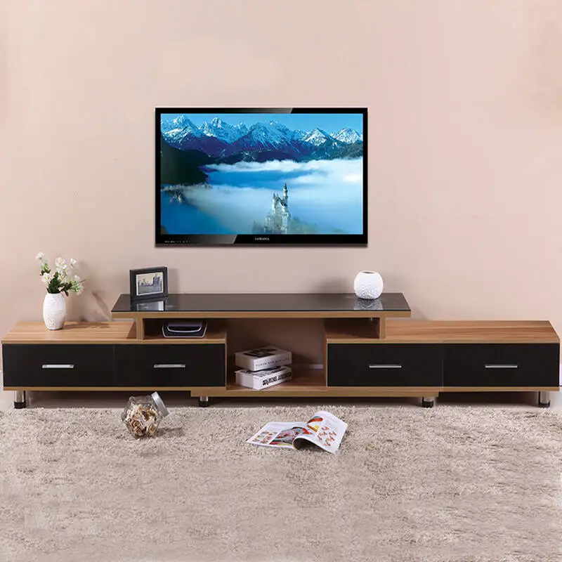 2021 Hangzhou vermont Modern Wooden TV Cabinet And White High Gloss TV Stand