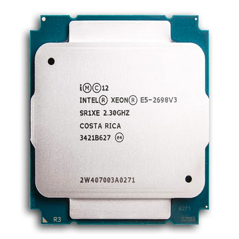 used cpus E5-2698V3 for Intel Xeon 2.3GHZ 16 CORE Server Processor