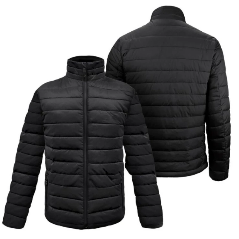 Lightweight Design Black Heated Puffer Jacket
