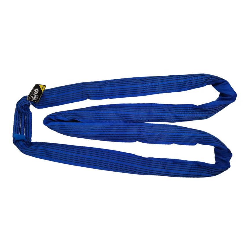 
heavy duty soft polyester 25ton 30 ton 50 ton endless rounds webbing sling parts round lifting textile sling/webbin 