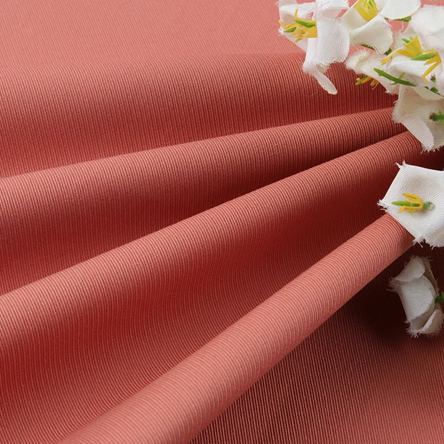 Wholesale 21*32 size twill mercerized full process 100% cotton fabric for work coat trousers windbreaker