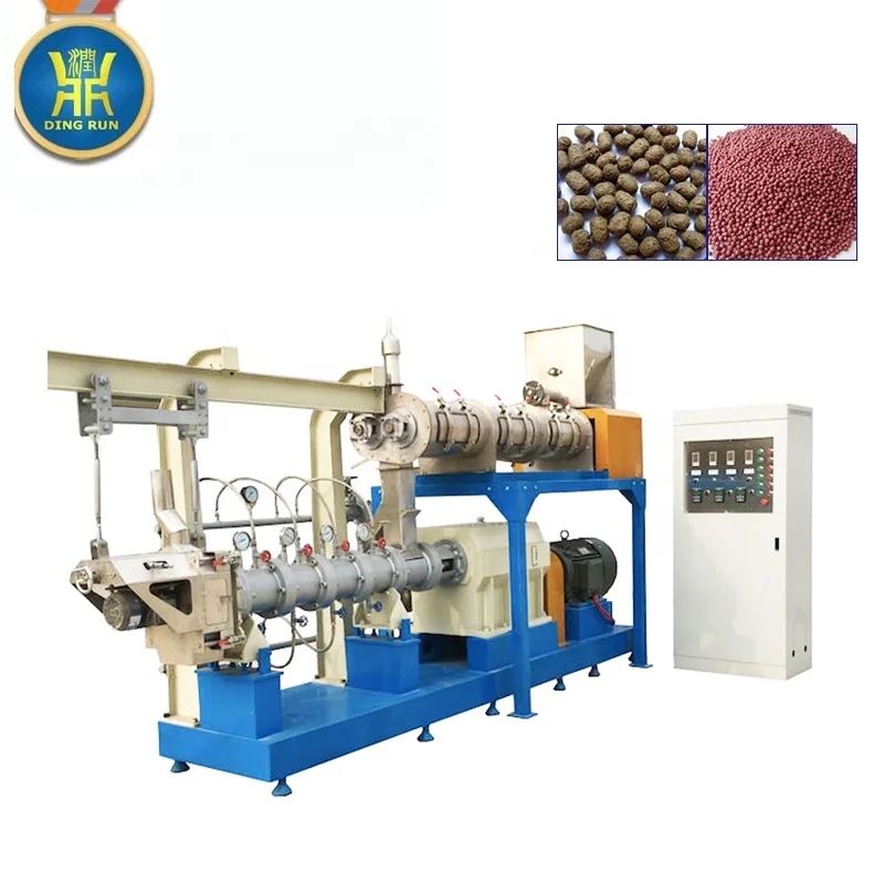 Оборудование для производства кормов рыбы двухшнековый экструдер автоматические машины обработки карпа