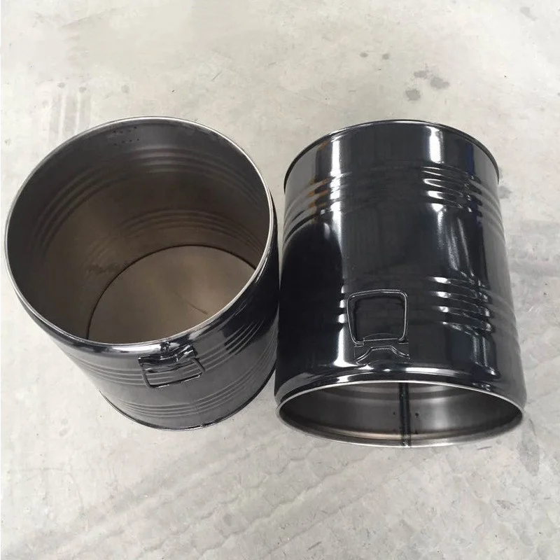 50L 60L 100 Liter Stainless Steel Open Head Metal Drum for Oil