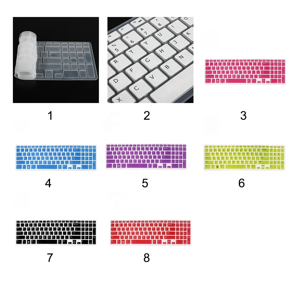 Waterproof Stain-proof Silicone Computer Keyboard Protective  Film  With Custom Logo