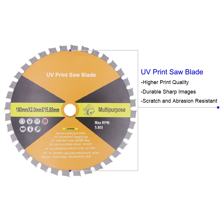Universal Multi Purpose TCT Circular Saw Blade for Wood Laminate Plastic Aluminum Steel Cutting