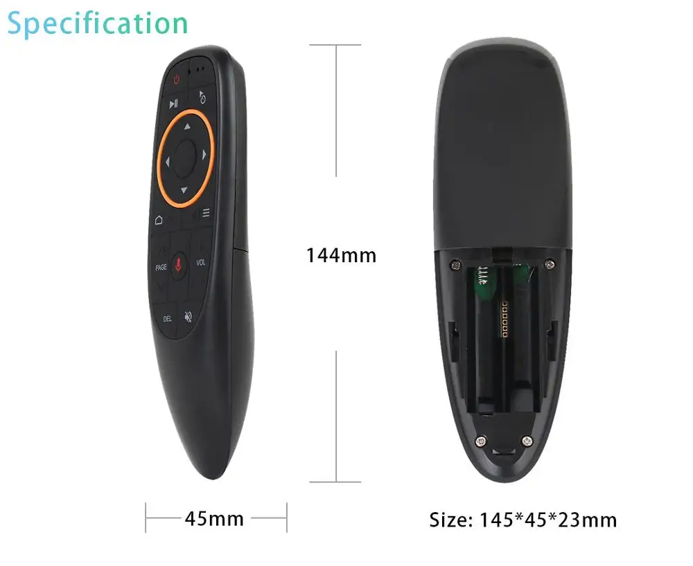 
G10 air mouse remote control function 2.4GHz Wireless for TV Box G10S airmouse support voice 
