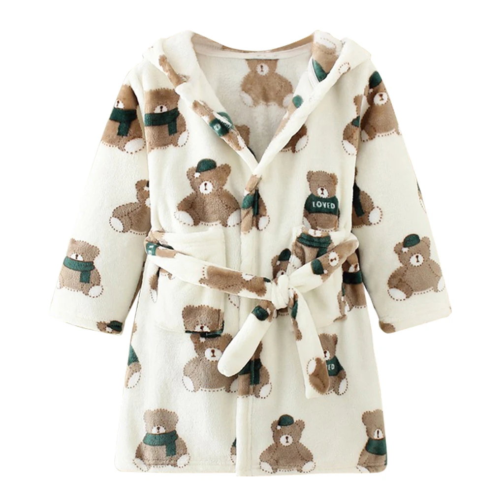 
Unisex Kids Customized Designs Children Sleepwear Pajamas Bathrobe 