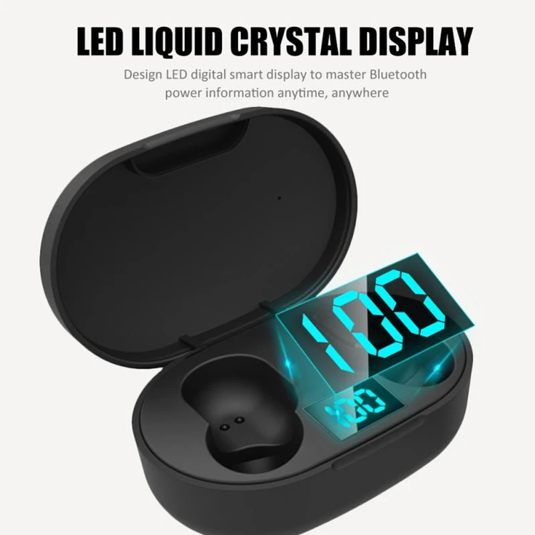  2021 Earphone In Ear Wireless Earbuds mi airdots TWS E6s with OEM service made in china