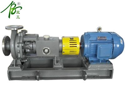 IH IHF industrial chemical pump stainless steel end suction pump explosion-proof hot oil delivery pump