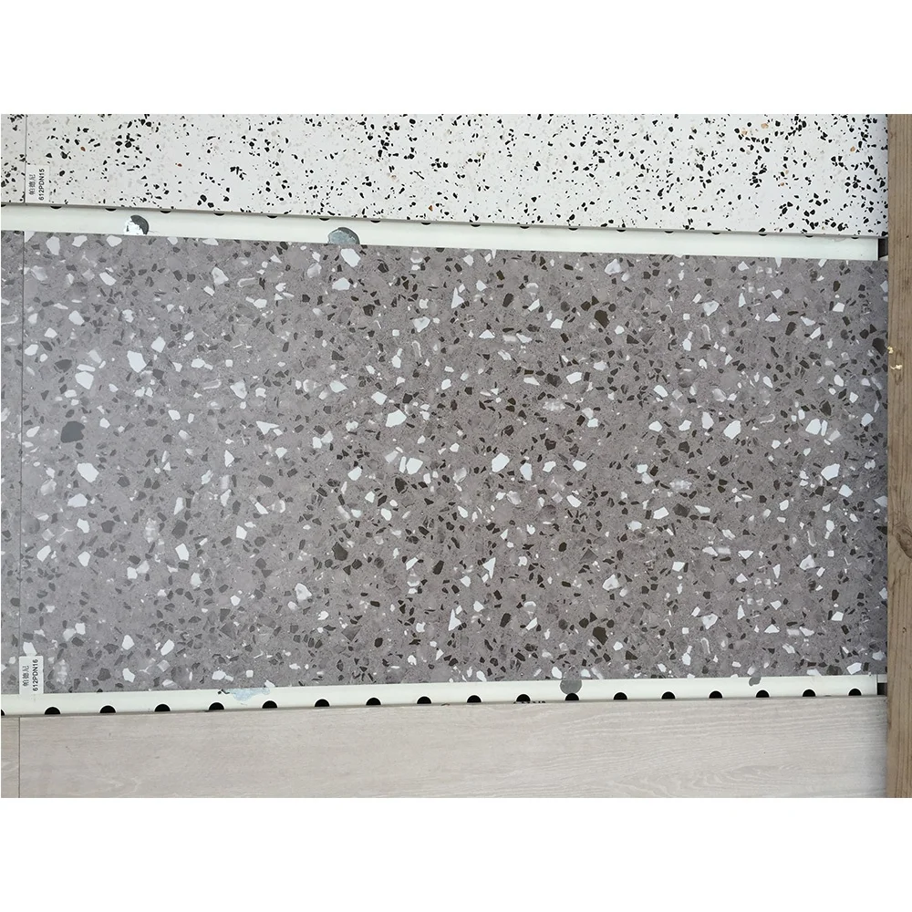 hot sale terrazzo carving effect floor tiles 60x120 glazed 600x1200 rustic outdoor porcelain tiles in dubai
