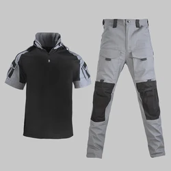 uniform tactical suit special force black cs tactical suit