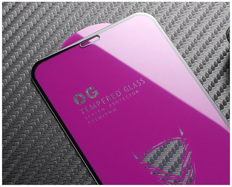 Золотой защитный чехол с ОГ защита для экрана из закаленного стекла iphone 11 pro Max Защитная пленка экранов XR X XS 6 6s 7 8 plus защитное стекло
