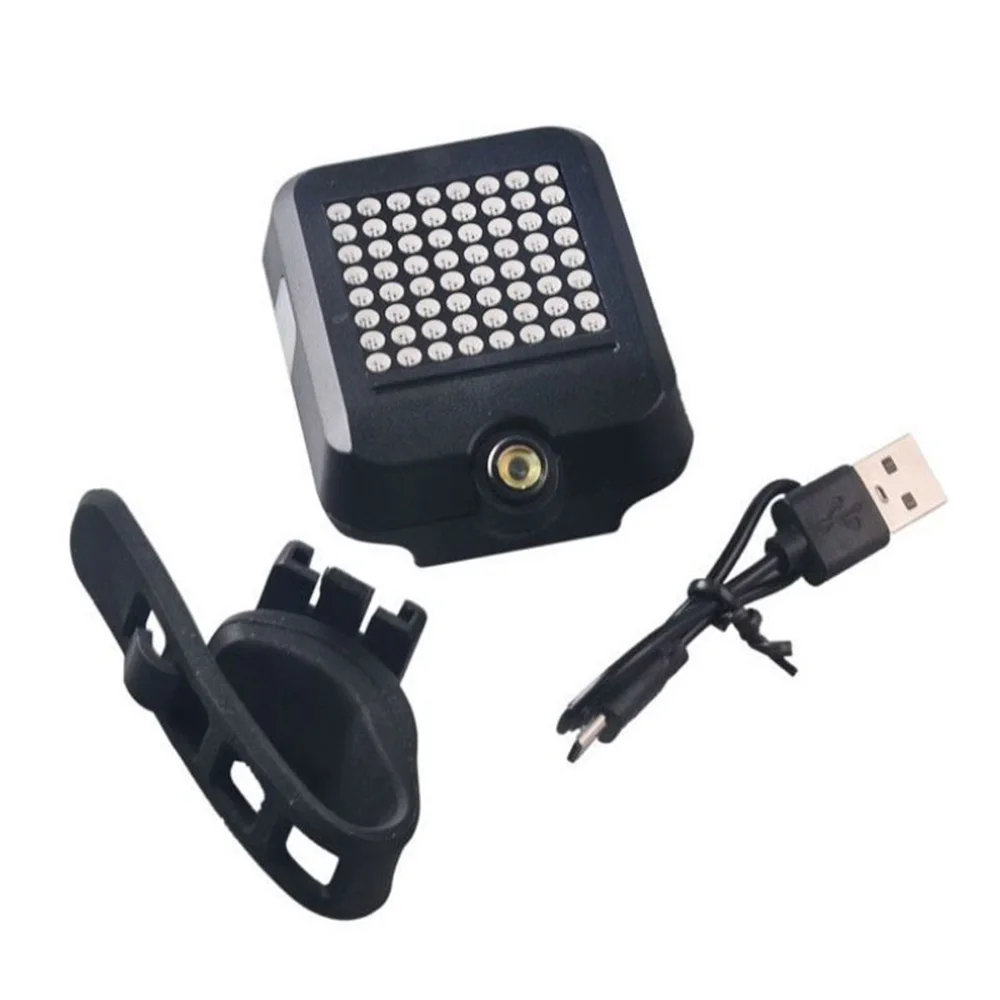 USB Rechargeable Rear Light Bicycle Flashlight Waterproof 100 Lumens 7 Modes Bike Accessories luces bicicleta