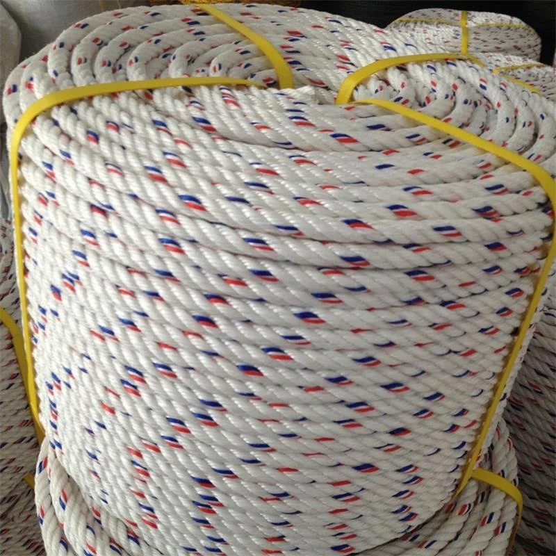 Hot sale PP Polypropylene 4 strand  Rope PP Danline  Rope