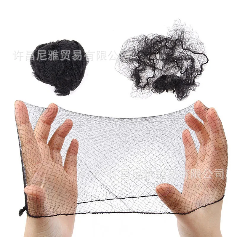 Wigs Industrial Hair Nets for Packing Wigs and Hair Extension large Polyester Stretchable Dancing Hairnet for Bun